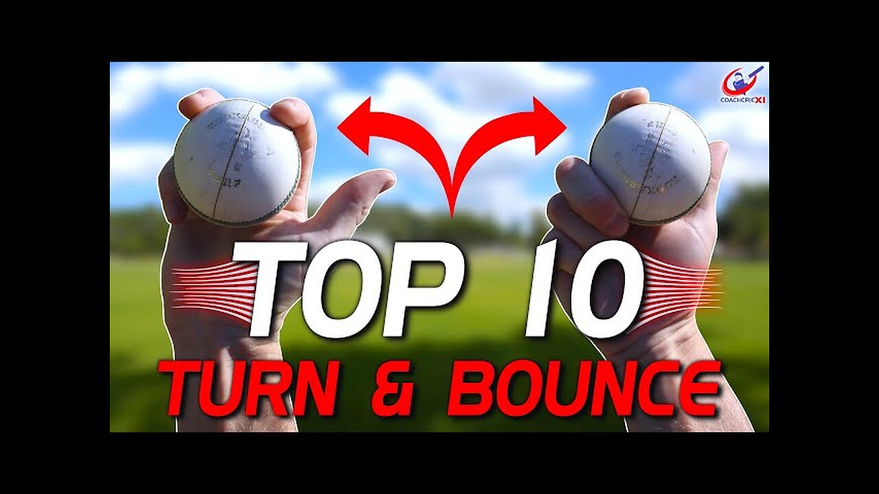 TOP 10 SPIN BOWLING DRILLS for HUGE TURN & BOUNCE