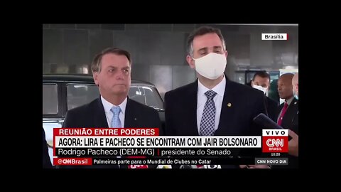 Bolsonaro se encontra com Lira e Pacheco: "O CLIMA É O MELHOR POSSÌVEL ENTRE NÓS"