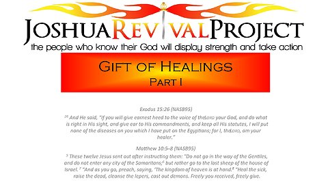 The Gifts of Healings - Part I | Mark C. Biteler