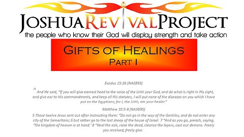 The Gifts of Healings - Part I | Mark C. Biteler