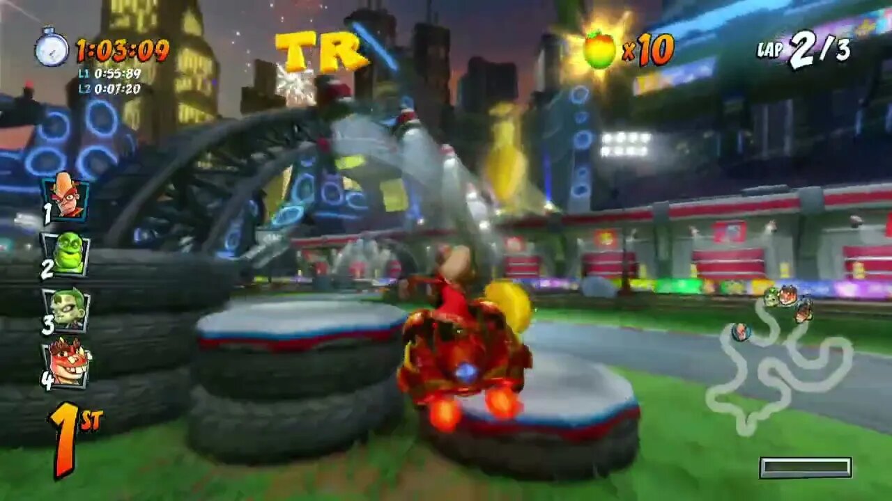 Slide Coliseum CTR Challenge Letters Locations - Crash Team Racing Nitro-Fueled