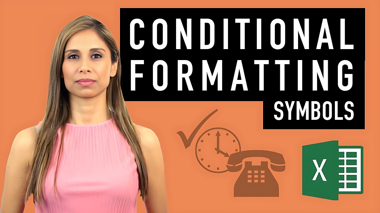 Excel Conditional Formatting with Symbols and Icons (for better reports)