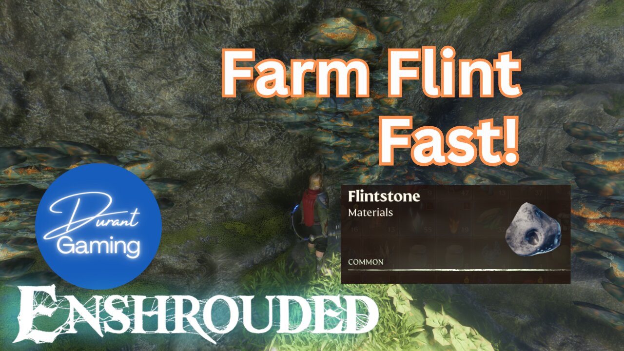 Where to find Flint | Enshrouded Tips | Best Flintstone Spot!