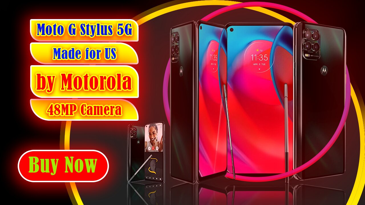 Moto G Stylus 5G | 2-Day battery | Made for US by Motorola | 6/256GB | 48MP Camera | fra