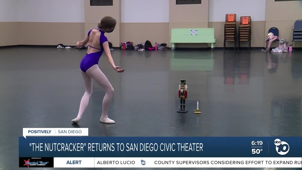 SD Civic Youth Ballet's 'Nutcracker' back in-person, on stage