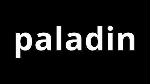 Video Word Of The Day - Paladin