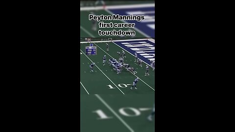 Peyton Mannings first and last career touchdown