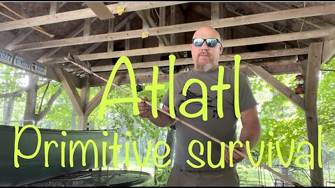 Atlatl awesome primitive weapon !!