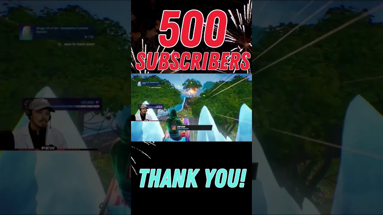 We hit 500 Subscribers! Thanks to you all! #shorts #gaming
