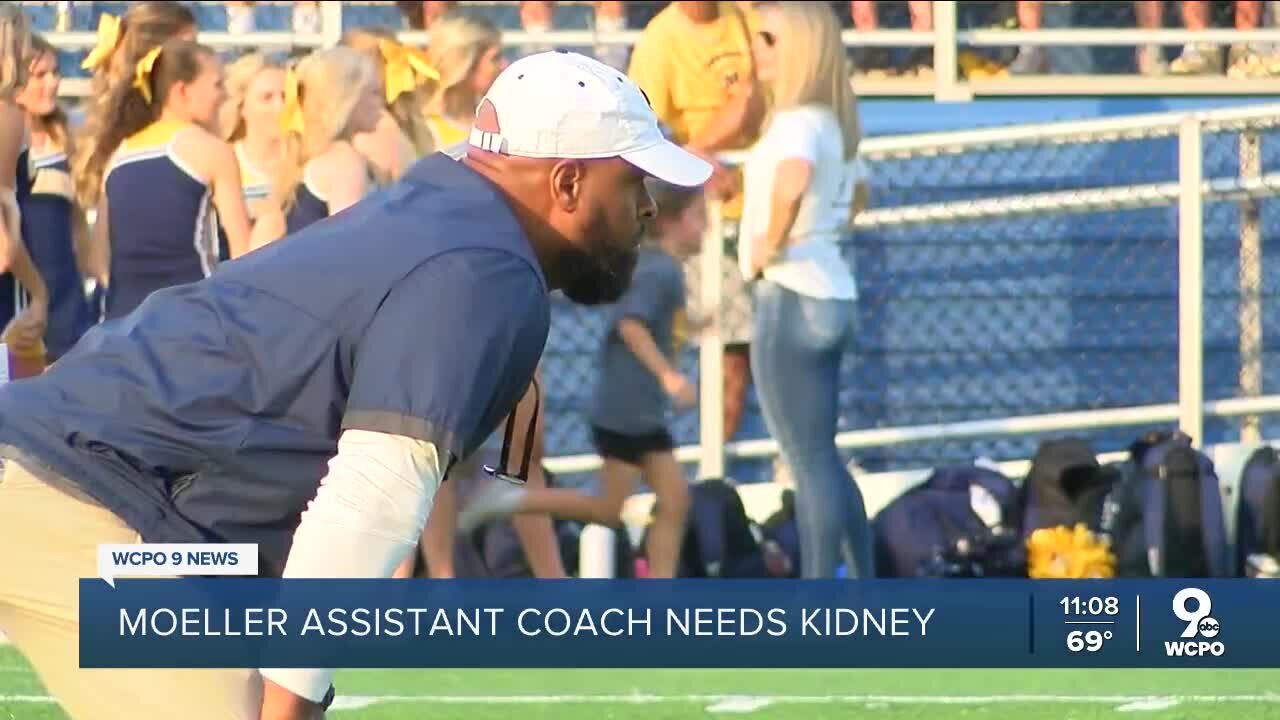 Moeller assistant head coach in need of kidney transplant remains on sideline