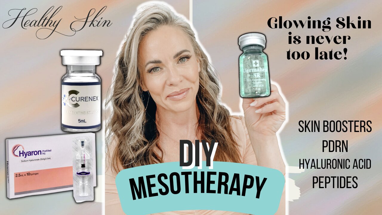 GLOWING SKIN with DIY Mesotherapy (Hyaron, Curenex, Dermaheal SR)