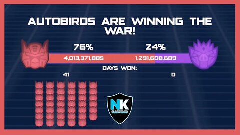Angry Birds Transformers 2.0 - War Pass Day 41 Results + Drag Strip & Optimus Maximus In Action