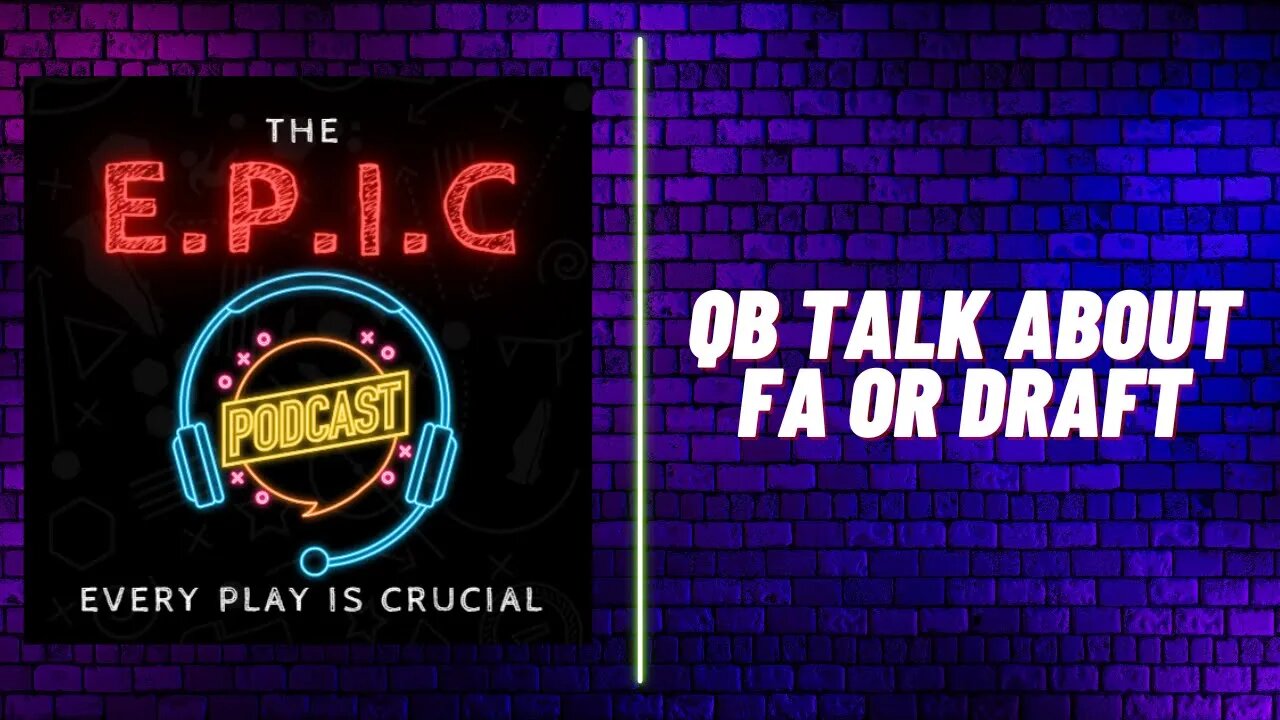 Ep 20 QB Talk #nfl #nfldraft #nflnews #nflfootball #nflfreeagency #nflpredictions