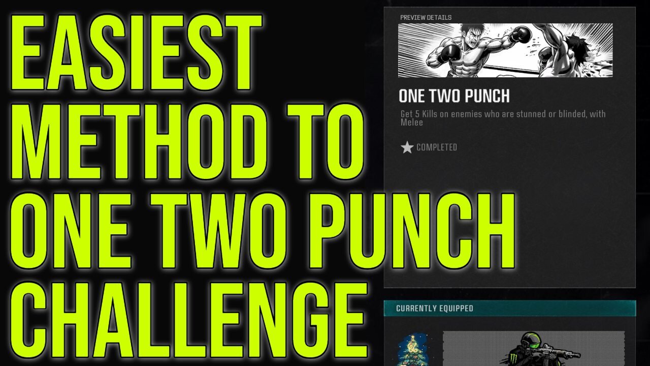 EASIEST Way To Complete One Two Punch Challenge / Warzone