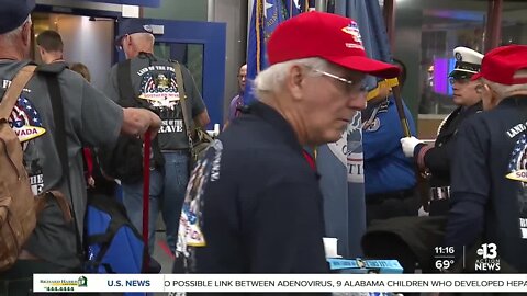 Honor Flight takes off with 24 Southern Nevada veterans