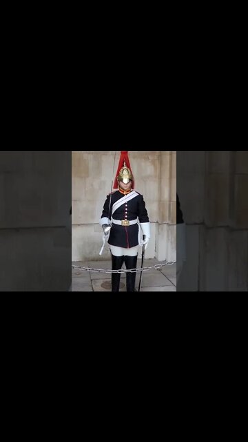 The foot stamp is late #horseguardsparade