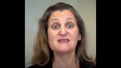 Chrystia Freeland should lay off the crack.