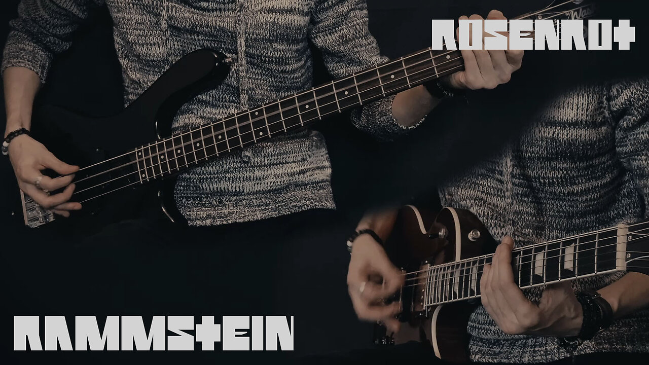 Rammstein - Rosenrot - Guitar and Bass cover by Eduard Plezer