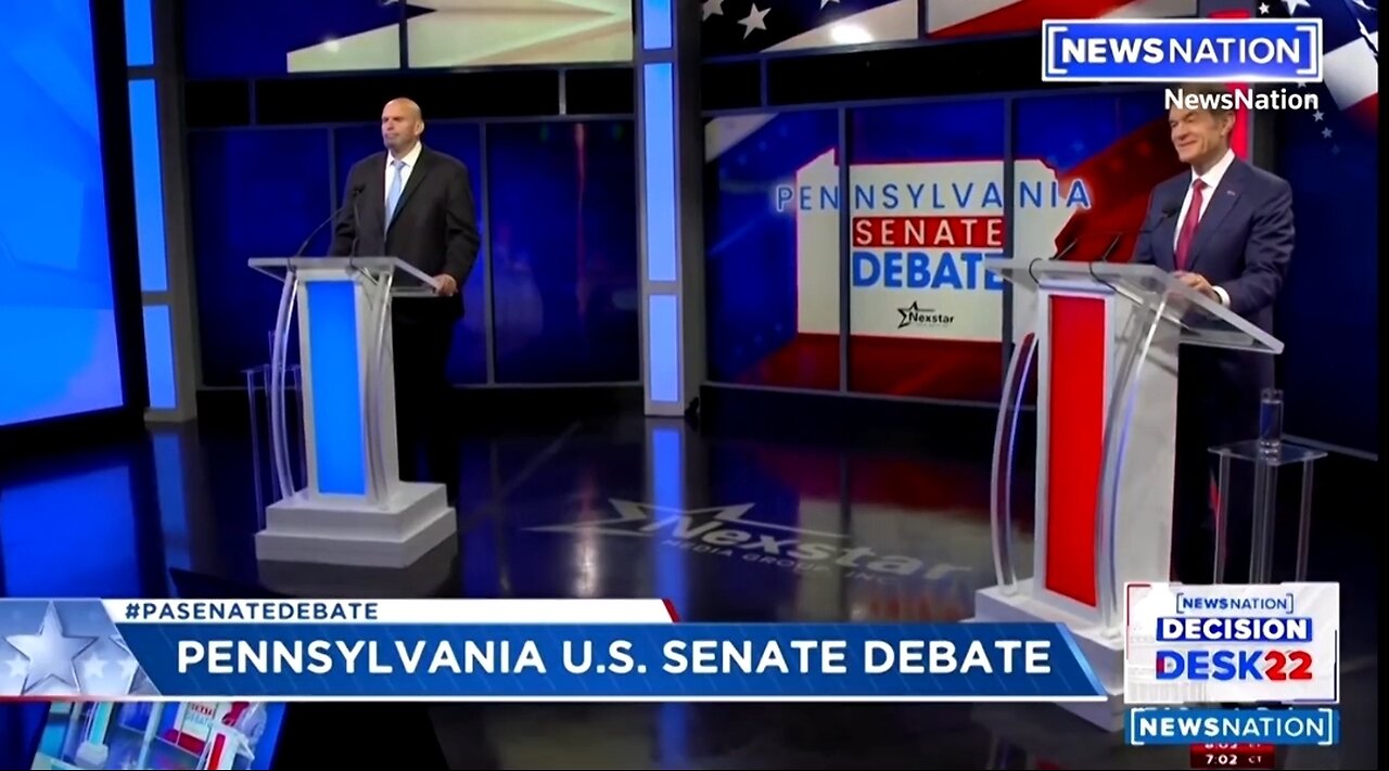 Fetterman, Oz face off in pennsylvania senate debate