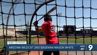 Third generation Wildcat baseball player Mason White