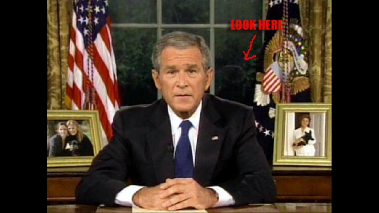 George Bush & The Alien - sinpros - 2008