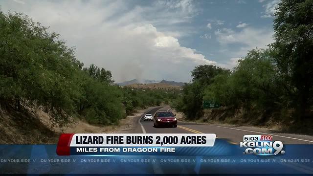 Lizard Fire causes 200 to evacuate in Dragoon