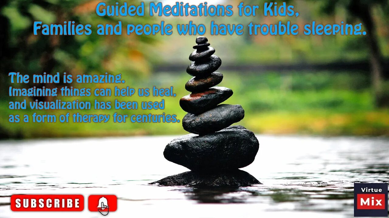 Buddhism : A sweet guided meditation for children with the aim of encouraging them to fall asleep