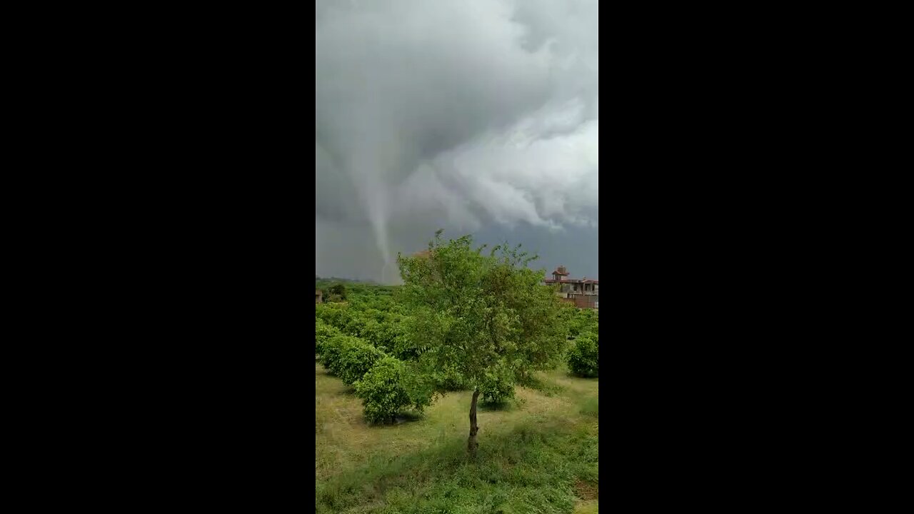 Cyclone in my village