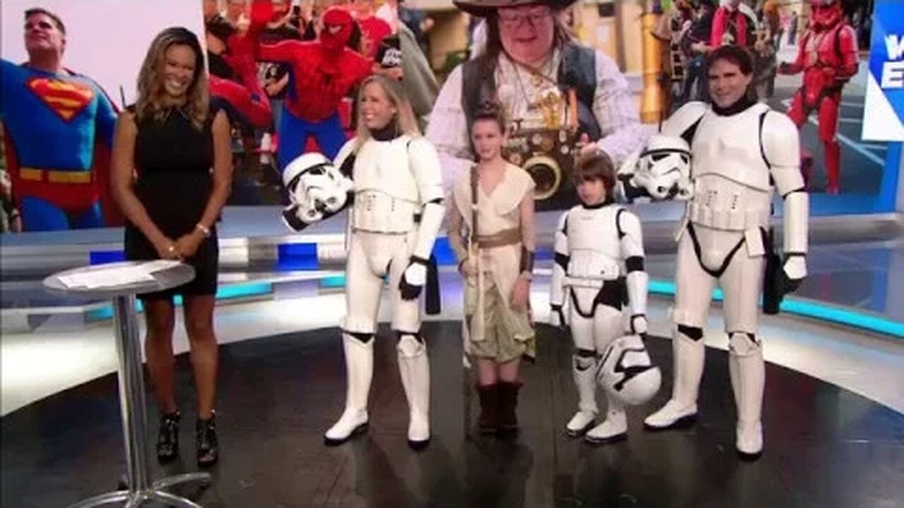 DragonCon 2019 Star Wars Family featured on CNN Headline News Weekend Express