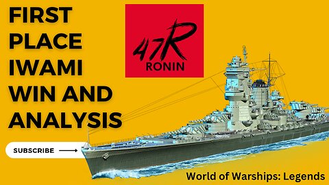 First Place Iwami Win and Analysis | Iwami | World of Warships: Legends