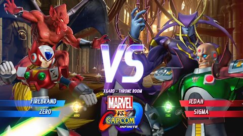 Firebrand & Zero VS Jedah & Sigma Marvel vs Capcom Infinite