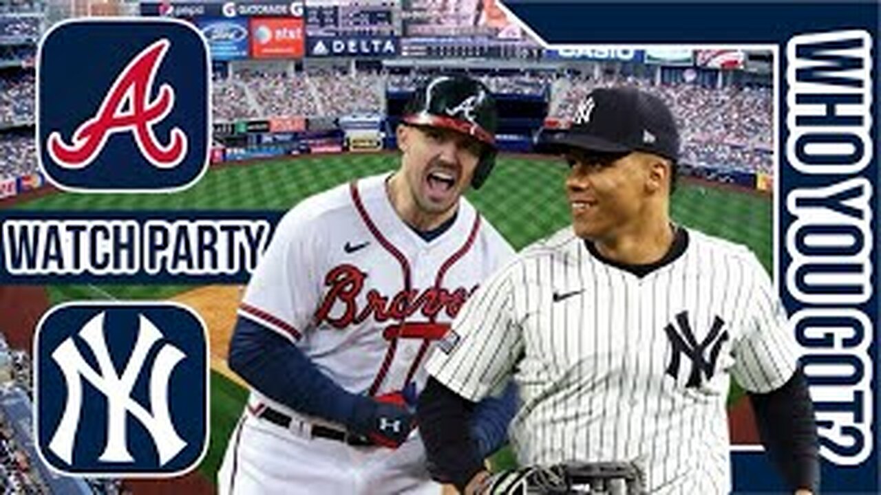 Atlanta Braves vs New York Yankees | Live Play by Play & Reaction Stream 3D Sim | MLB 2024 Game 73