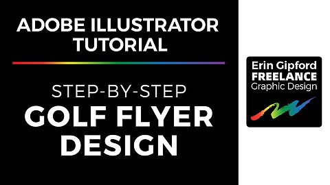 Adobe Illustrator Tutorial | Golf Flyer Design