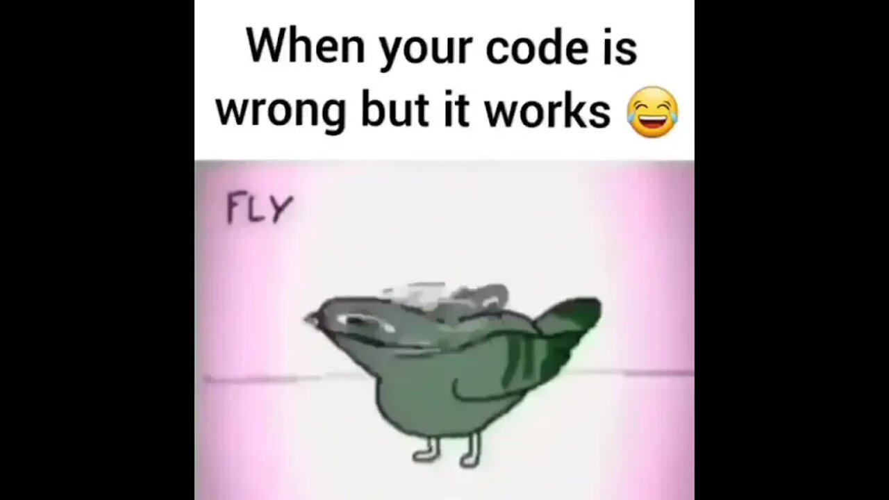 When your code is wrong but it works