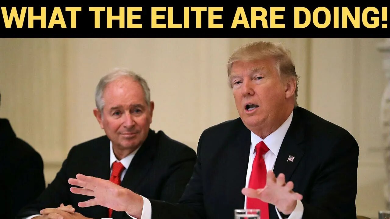 What The Elite Are Doing! What You Need To Know!