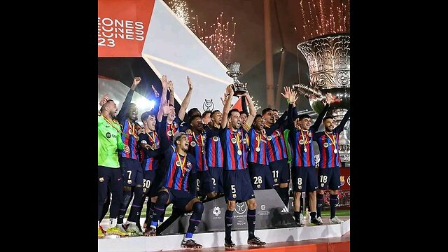 FC BARCELONA WON SUPER CUP