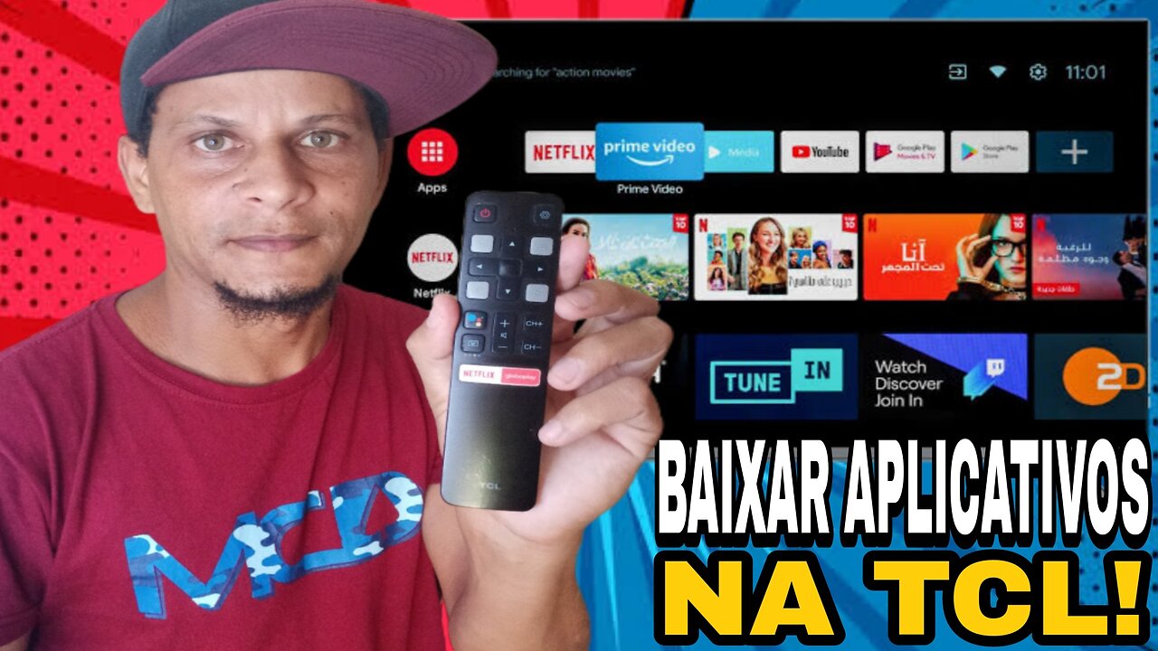 Como BAIXAR E INSTALAR APLICATIVOS na SMART TV TCL!