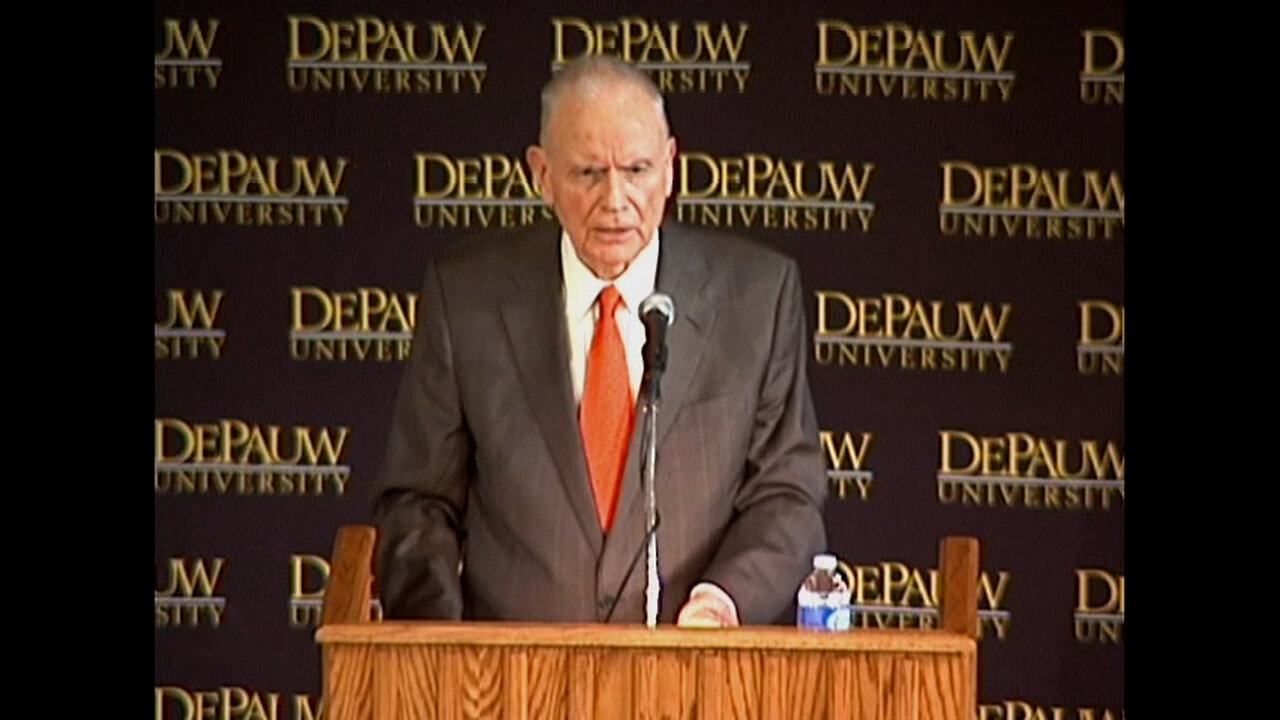 March 15, 2011 - Congressman Lee Hamilton Back at DePauw for Ubben Lecture