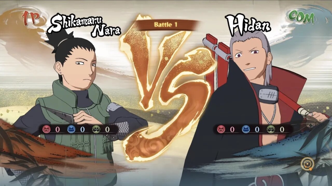 Shikamaru Nara VS Hidan Akatsuki | Playstation4 | Naruto Shippuden Ultimate Ninja Storm 4