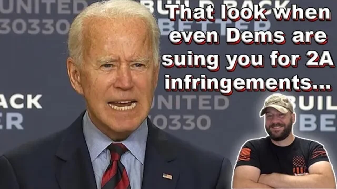 Dem Gov candidate suing Biden and ATF... OVER 2A INFRINGEMENTS... They can't buy a win...