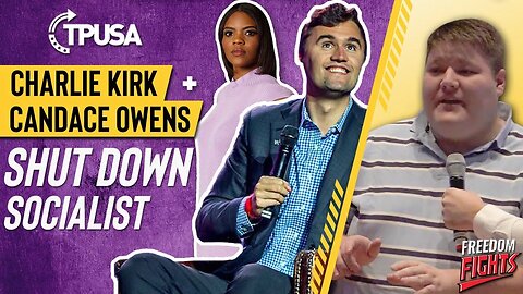 Candace Owens & Charlie Kirk SHUT DOWN Socialist