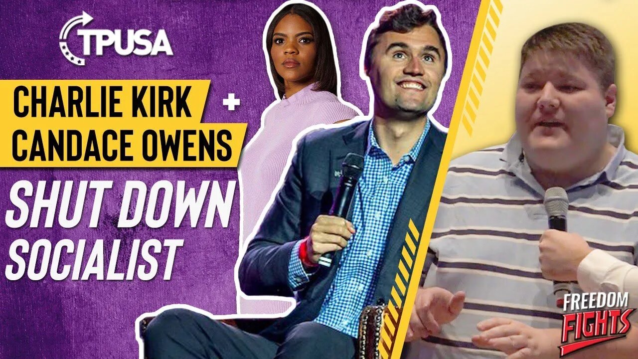 Candace Owens & Charlie Kirk SHUT DOWN Socialist