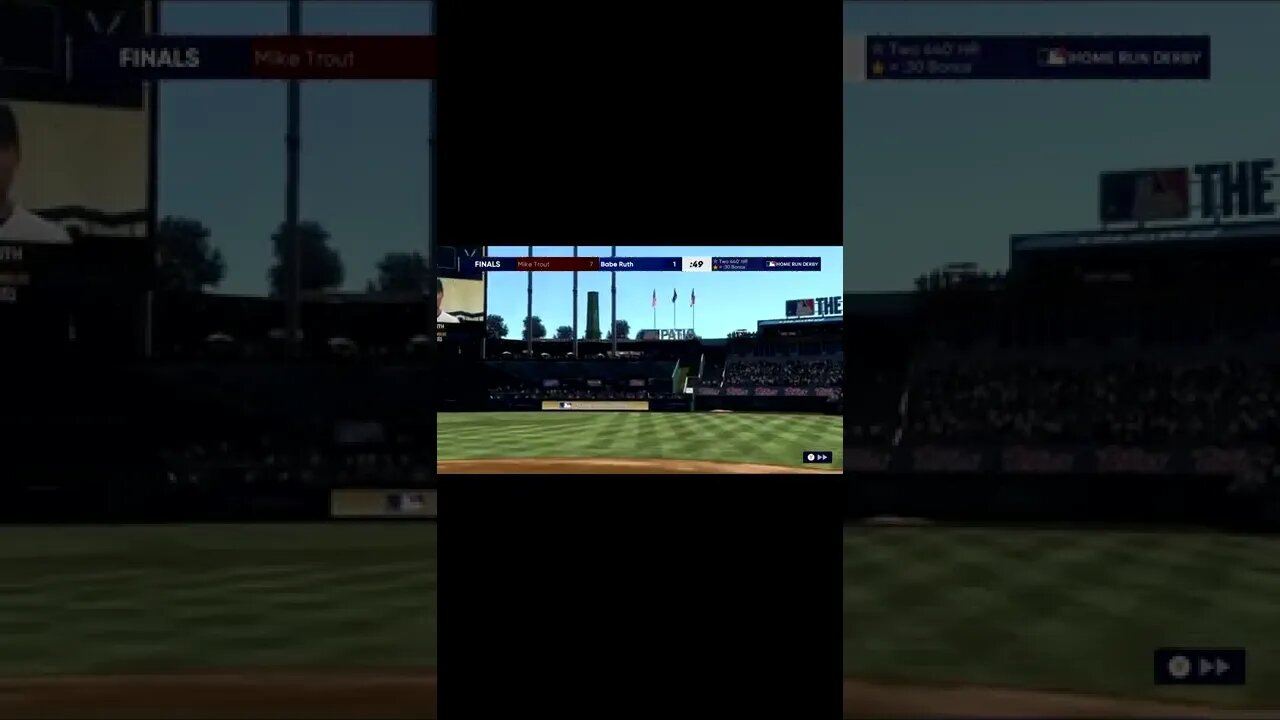 MLB The Show 22 Babe Ruth Homerun Derby #shorts