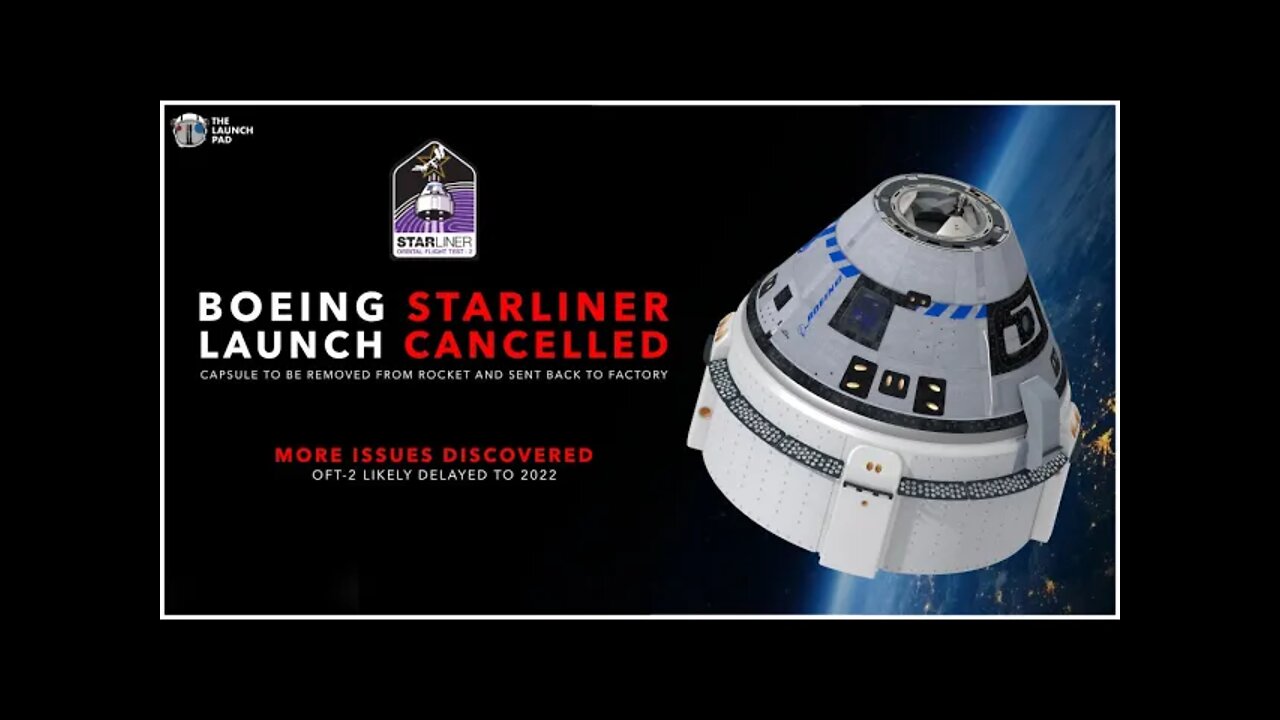 Boeing Starliner Launch Officially Cancelled