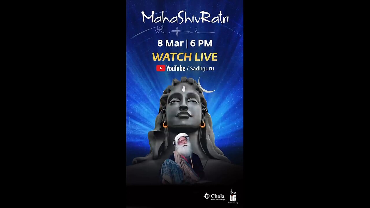 join 140million viewers from around the world to celebrate mahashivarathri