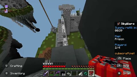 Winning with One Arrow in Minecraft