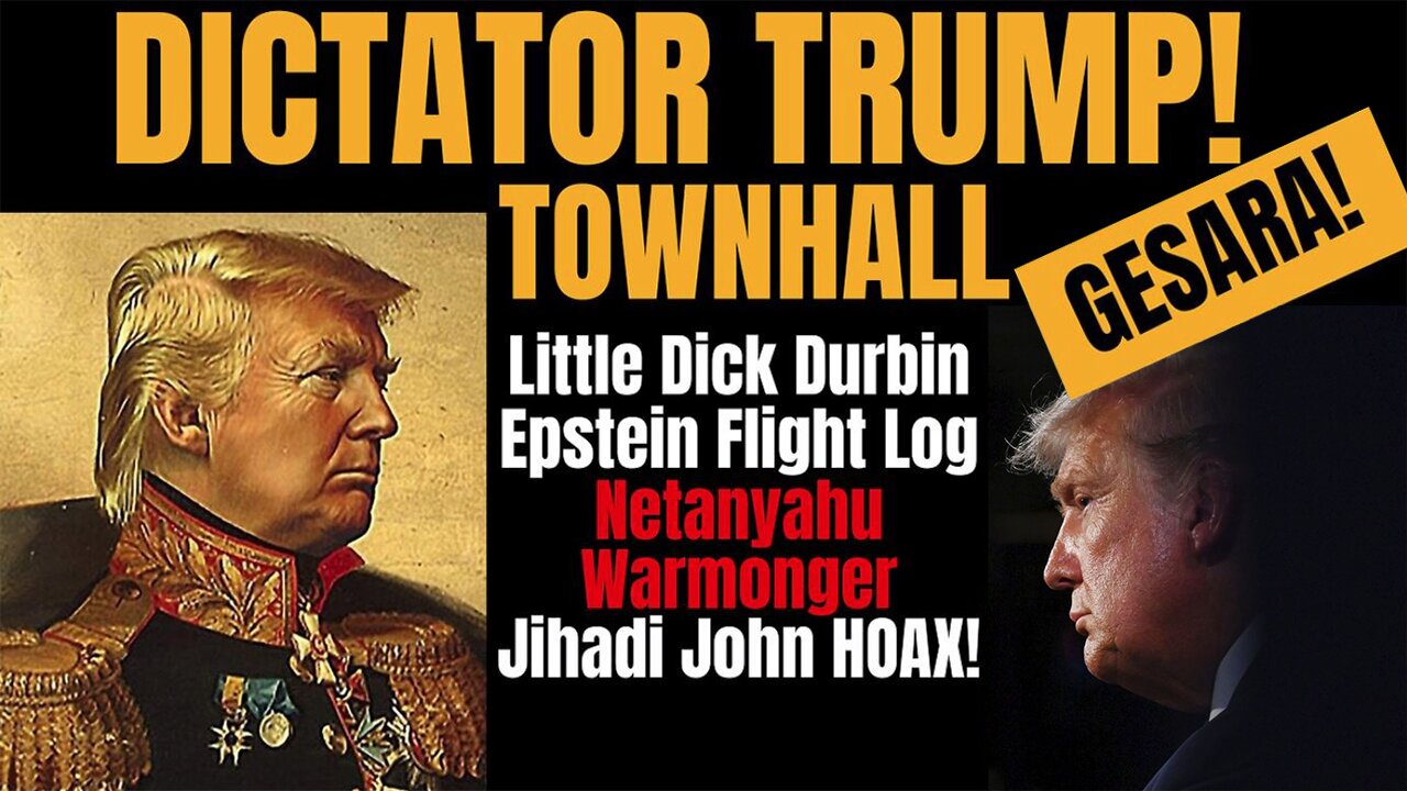 Melissa Redpill Update Huge Dce 6: "Dictator Trump Townhall-Epstein Flight Log, Netanyahu Warmonger"