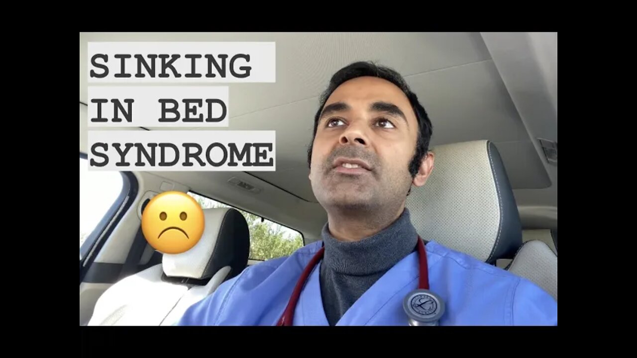 Let's fix this hospital EPIDEMIC of "SINKING IN BED SYNDROME"!