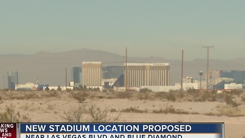 Las Vegas Stadium - new location proposed near Las Vegas Blvd and Blue Diamond