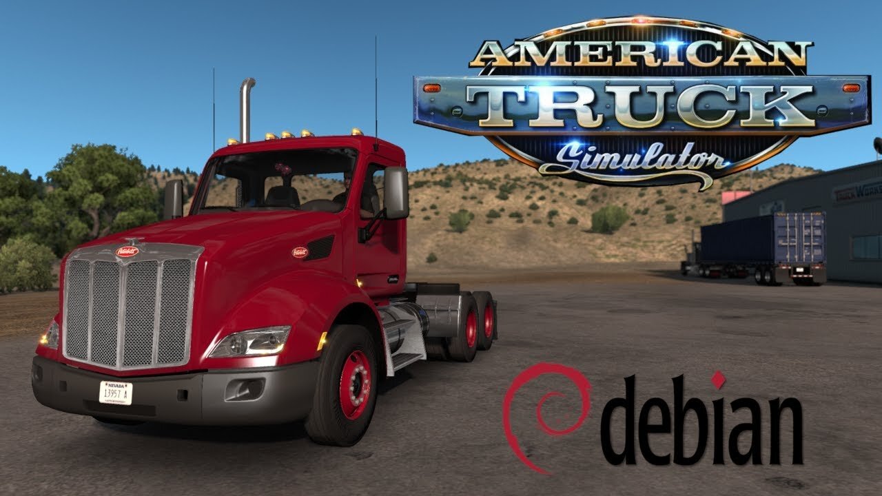 ATS LIVE on Debian Linux C2C+Canada Dream & Mexico Maps SCS Economy #2 2020